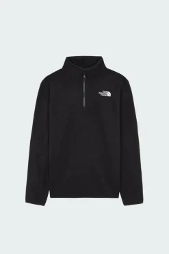 100 GLACIER 1/4 ZIP - Polaire | Noir