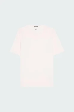 24/1 JERSEY RESIST DYED LOGO - T-shirt | Rose