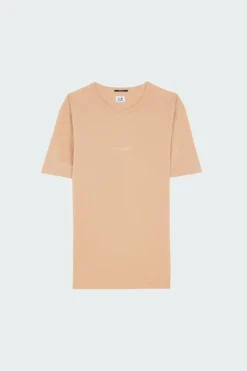24/1 JERSEY RESIST DYED LOGO - T-shirt | Orange