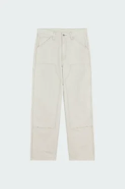 568 LOOSE STRT DBL KNEE - Jean | Beige