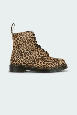 1460 Pascal Light Tan Mini Leopard Spot Hair On - Boots | Beige