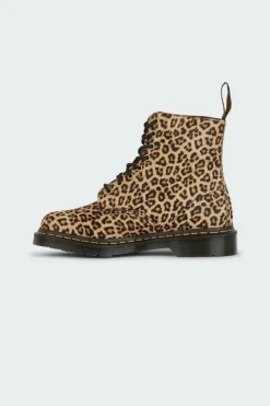 1460 Pascal Light Tan Mini Leopard Spot Hair On - Boots | Beige