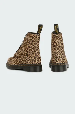 1460 Pascal Light Tan Mini Leopard Spot Hair On - Boots | Beige