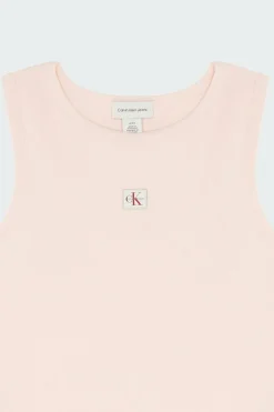 A - WOVEN LABEL 2X2 - Débardeur | Rose