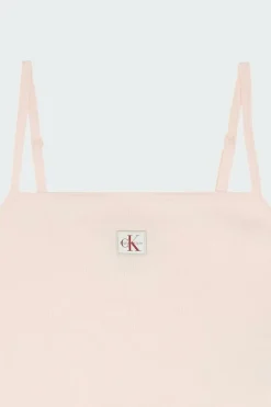 A- WOVEN LABEL RIB C - Top | Rose