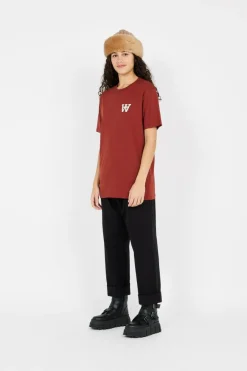 ACE CHEST PRINT T-SHIRT - T-shirt | Marron