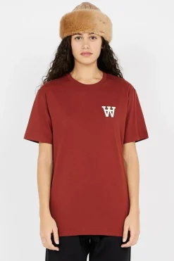 ACE CHEST PRINT T-SHIRT - T-shirt | Marron
