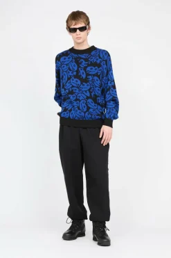 ACID ALL OVER SWEATER - Pull | Bleu
