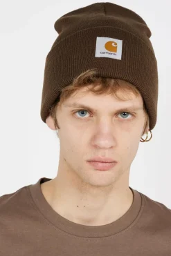 Acrylic Watch Hat - Bonnet | Marron