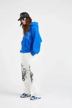 ADELINA PLEATED PANT UBL - Pantalon | Blanc