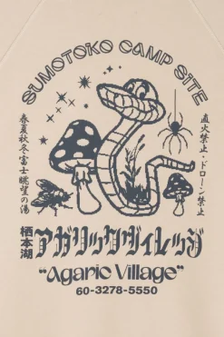 Agaric Village Sweat - Sweatshirt | Beige