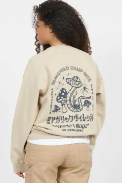 Agaric Village Sweat - Sweatshirt | Beige