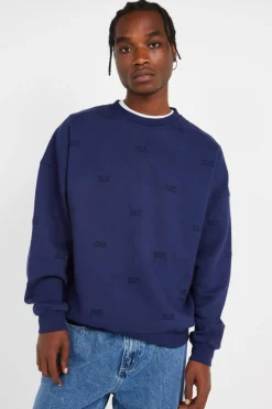 ALL OVER - Sweatshirt | Bleu