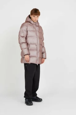 Alta long puffer string - Doudoune | Rose
