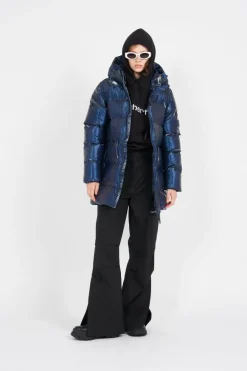 Alta long puffer string - Doudoune | Bleu