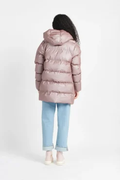 Alta long puffer string - Doudoune | Rose