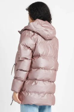 Alta long puffer string - Doudoune | Rose