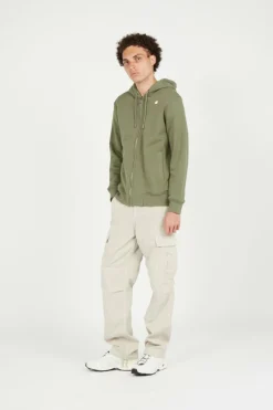 ANTHONY TERRY - Hoodie zippé | Kaki