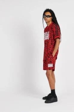 AOP SHORTS - Short | Rouge