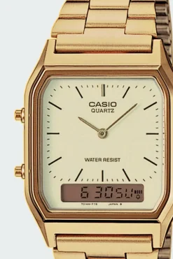 AQ-230GA-9DMQYES - Montre Casio Quartz en acier | Doré