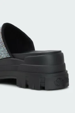 ASPHA SLIDE GLAM - Sandales | Noir