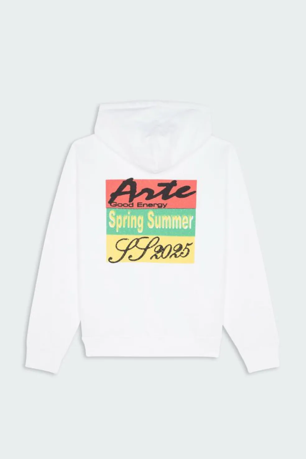 Back Multicolor Print Hoodie - Hoodie | Blanc