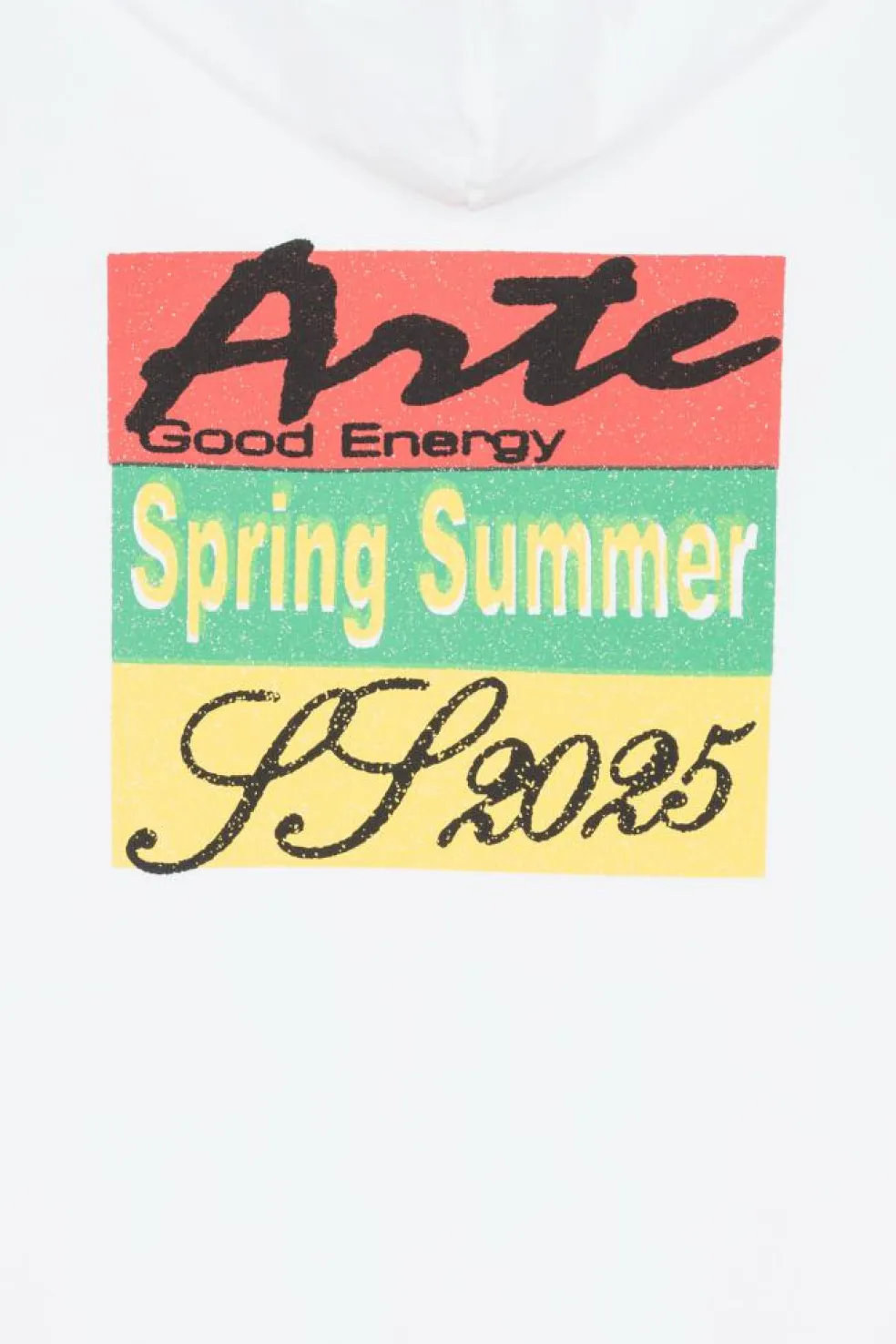 Back Multicolor Print Hoodie - Hoodie | Blanc