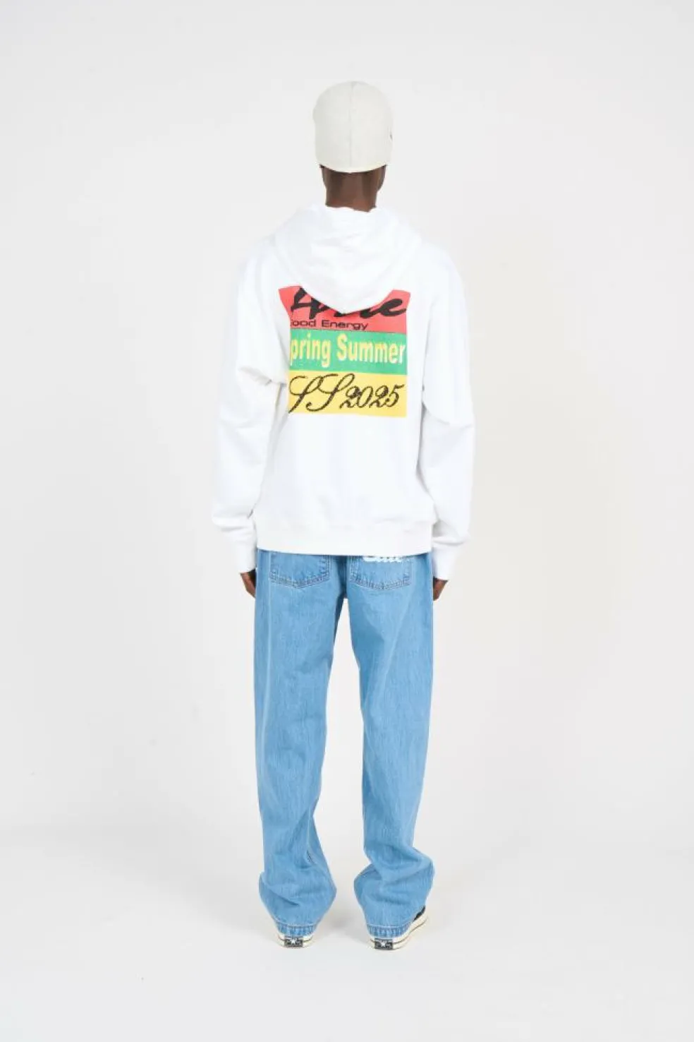 Back Multicolor Print Hoodie - Hoodie | Blanc