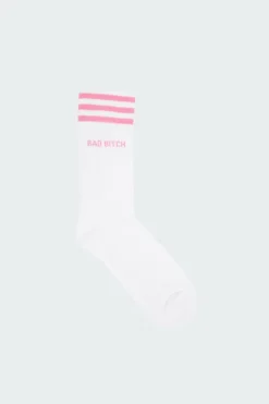 BAD BITCH - Chaussettes | Blanc