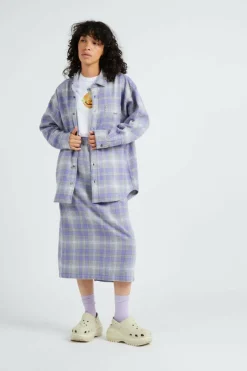 BELMONT PLAID - Surchemise | Violet