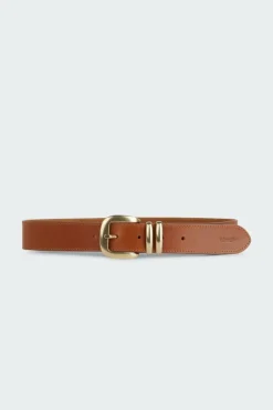 BIG DOUBLE LOOP BELT - Ceinture | Marron