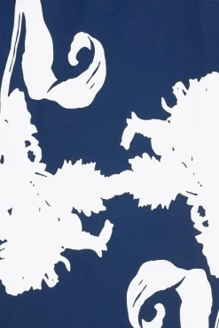 Big Flower Shirt - Chemise | Bleu