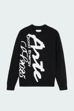 Big Print Knit Sweater - Pull | Noir