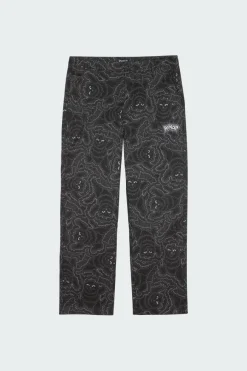 Big Pussy Energy Wide Leg Pants - Pantalon | Noir