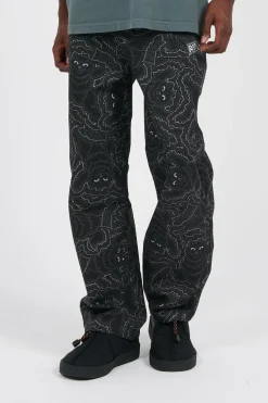 Big Pussy Energy Wide Leg Pants - Pantalon | Noir