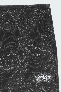 Big Pussy Energy Wide Leg Pants - Pantalon | Noir