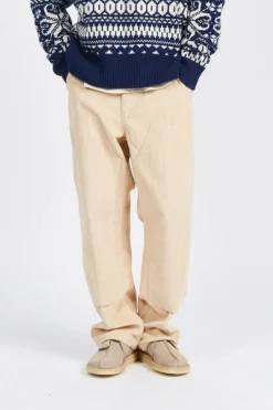 BIG TIMER CORD PANT - Pantalon | Beige