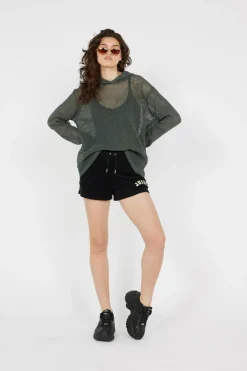 BILLY MESH HOOD - Hoodie | Gris