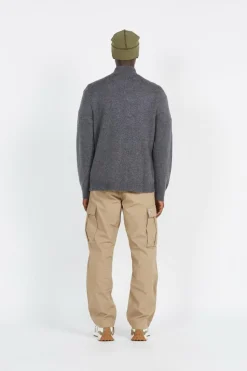 BIRCHALL1/4 ZIP - Pull | Gris