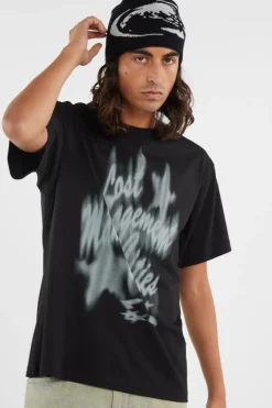 BLUR LAYER TEE - T-shirt | Noir