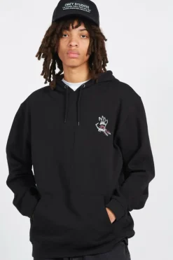 Bone Hand Cruz Hood - Hoodie | Noir