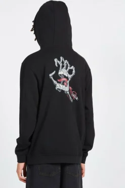 Bone Hand Cruz Hood - Hoodie | Noir