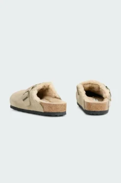 BOSTON SHEARLING - Sabots | Beige