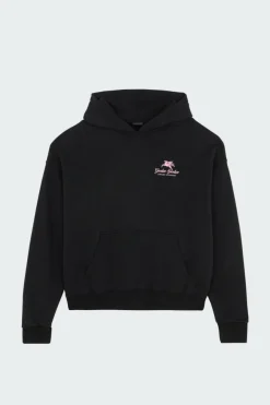 BOXY HDIE EMB - Hoodie | Noir