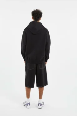 BOXY HDIE EMB - Hoodie | Noir