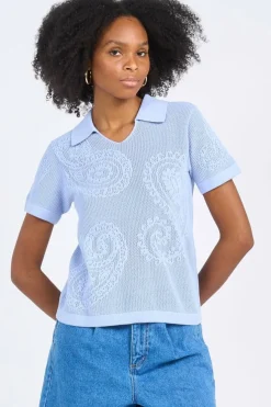 BRIANA OPEN - Top | Bleu