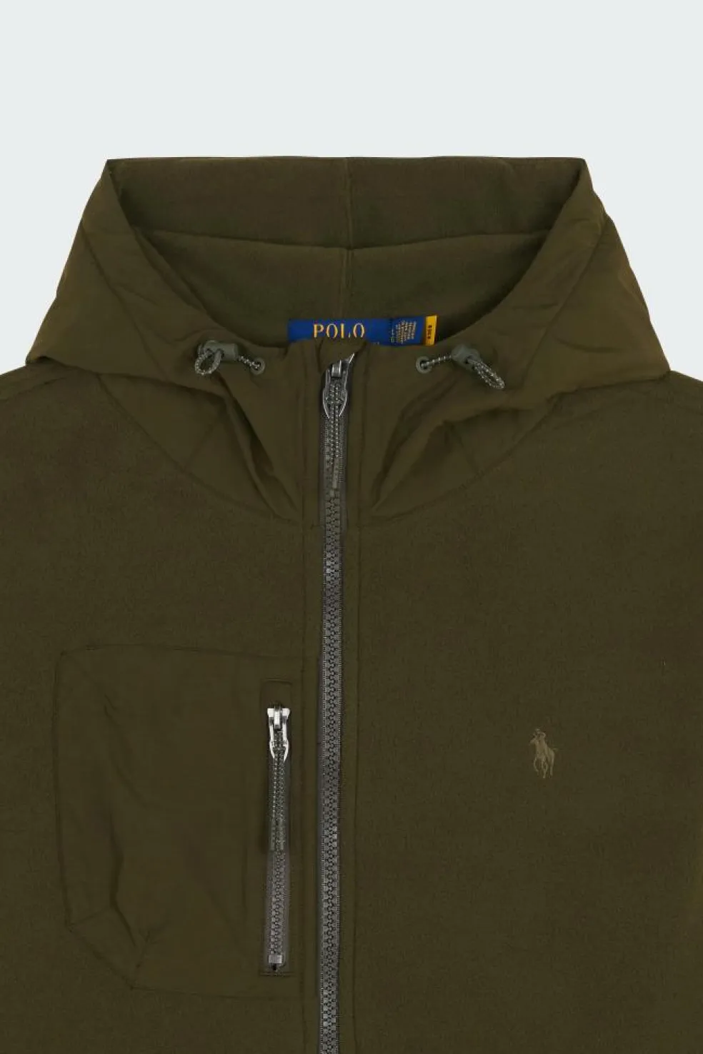 Brushed Fleece Hybrid Hooded Jacket - Polaire | Kaki