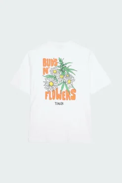 BUDS N FLOWER - T-shirt | Blanc