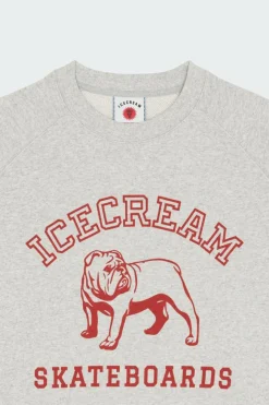 BULLDOG CRNECK HEATHER - Sweatshirt | Gris