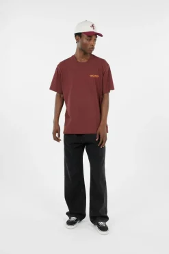 BURNS TEE SS - T-shirt | Rouge